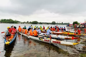 Thông báo lễ hội đua ghe truyền thống Lương Mai 2026